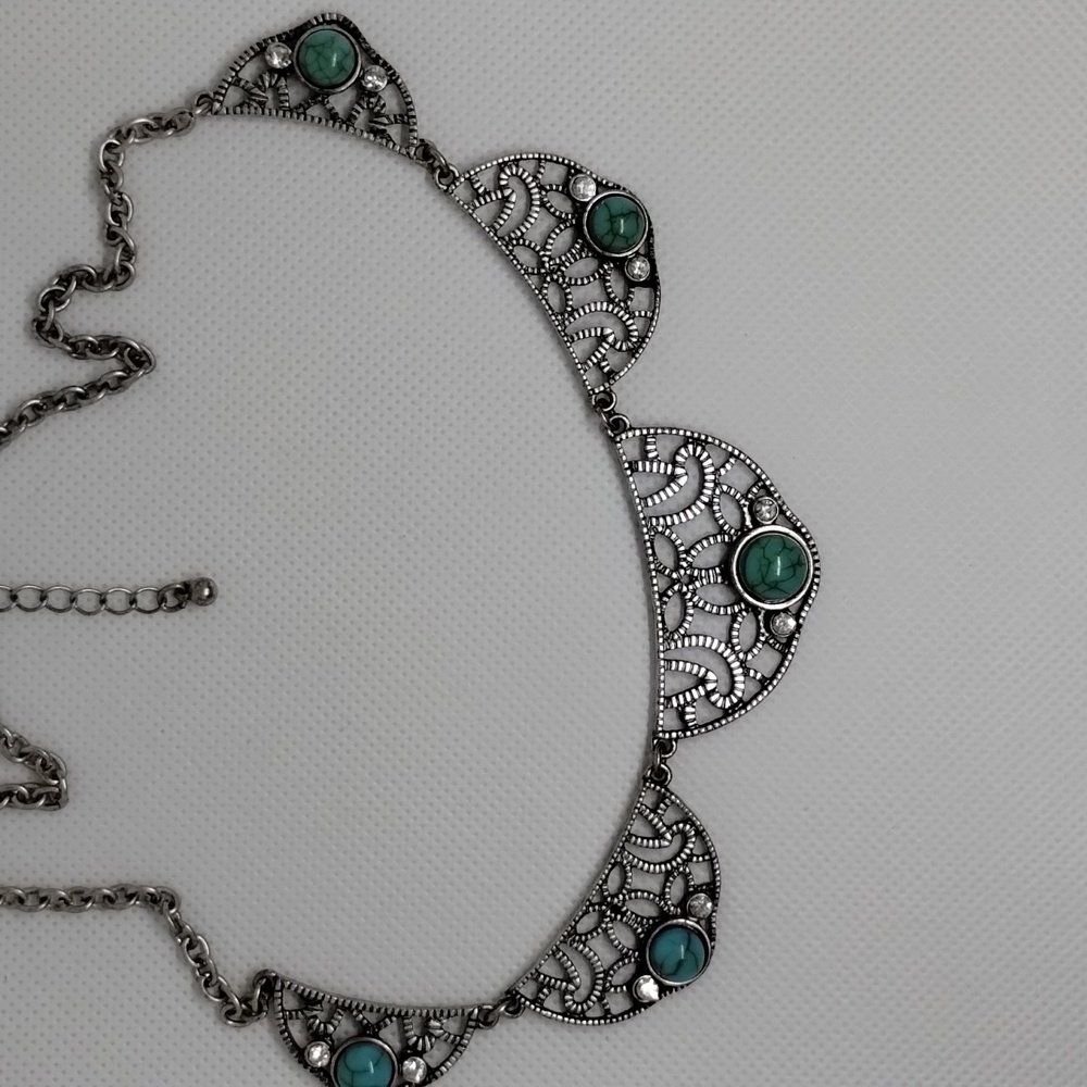 Fun silver accent necklace